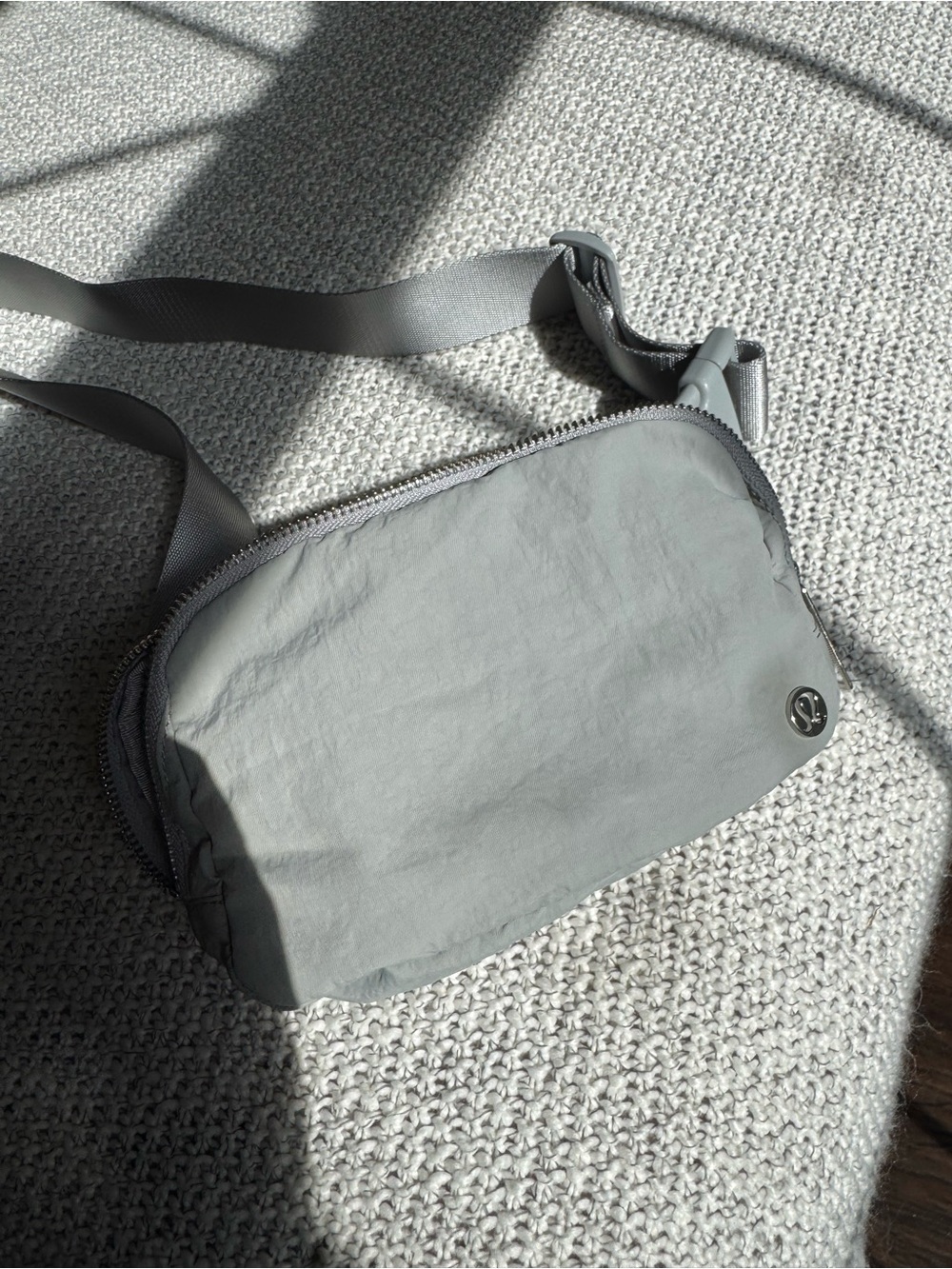 lululemon athletica Light Gray Mini Crossbody Sling